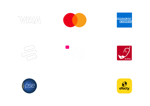 Medios de pago aceptados