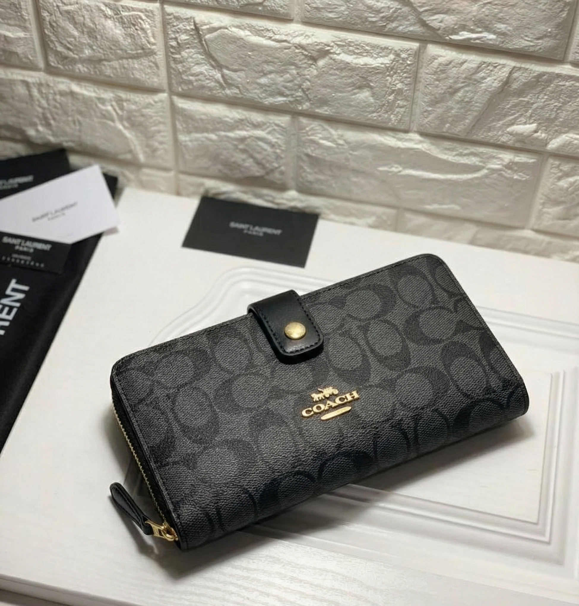 Wallet/Billetera Canvas Black. Jocaposso.com